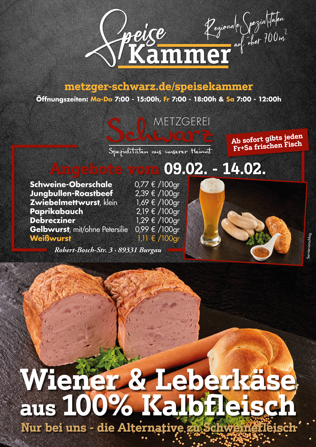 Unsere Wochenangebote für die Speisekammer vom 09.02.2026 - 14.02.2026