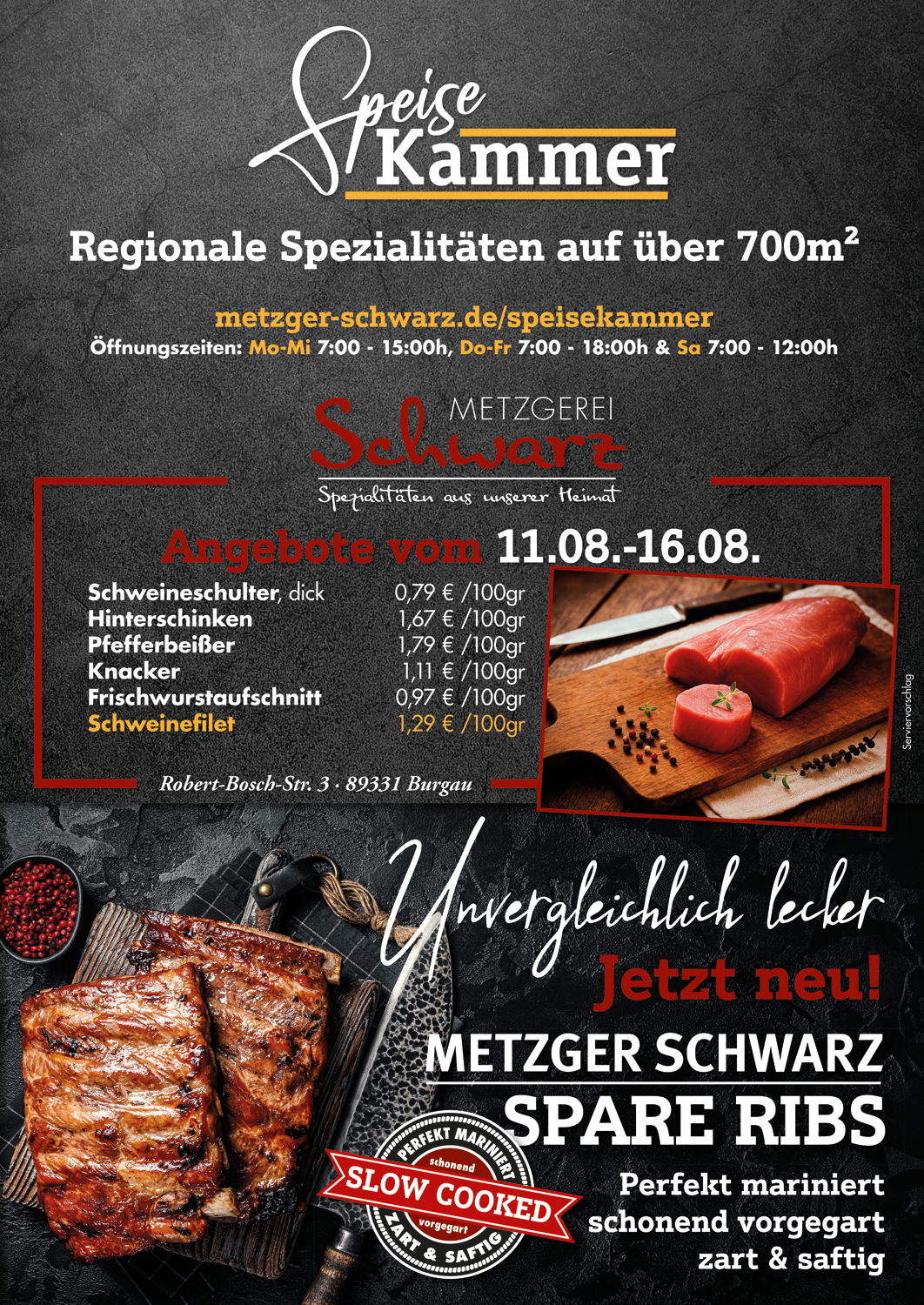Unsere Wochenangebote für die Speisekammer vom 11.08.25 - 16.08.2025