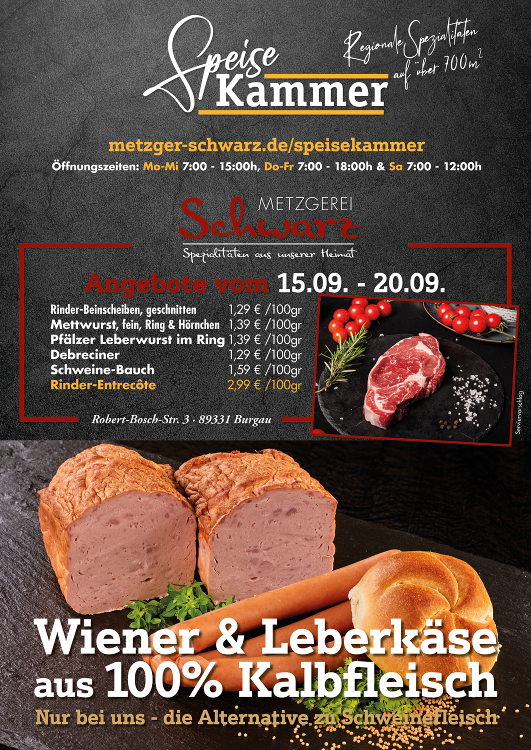 Unsere Wochenangebote für die Speisekammer vom 15.09.25 - 20.09.2025