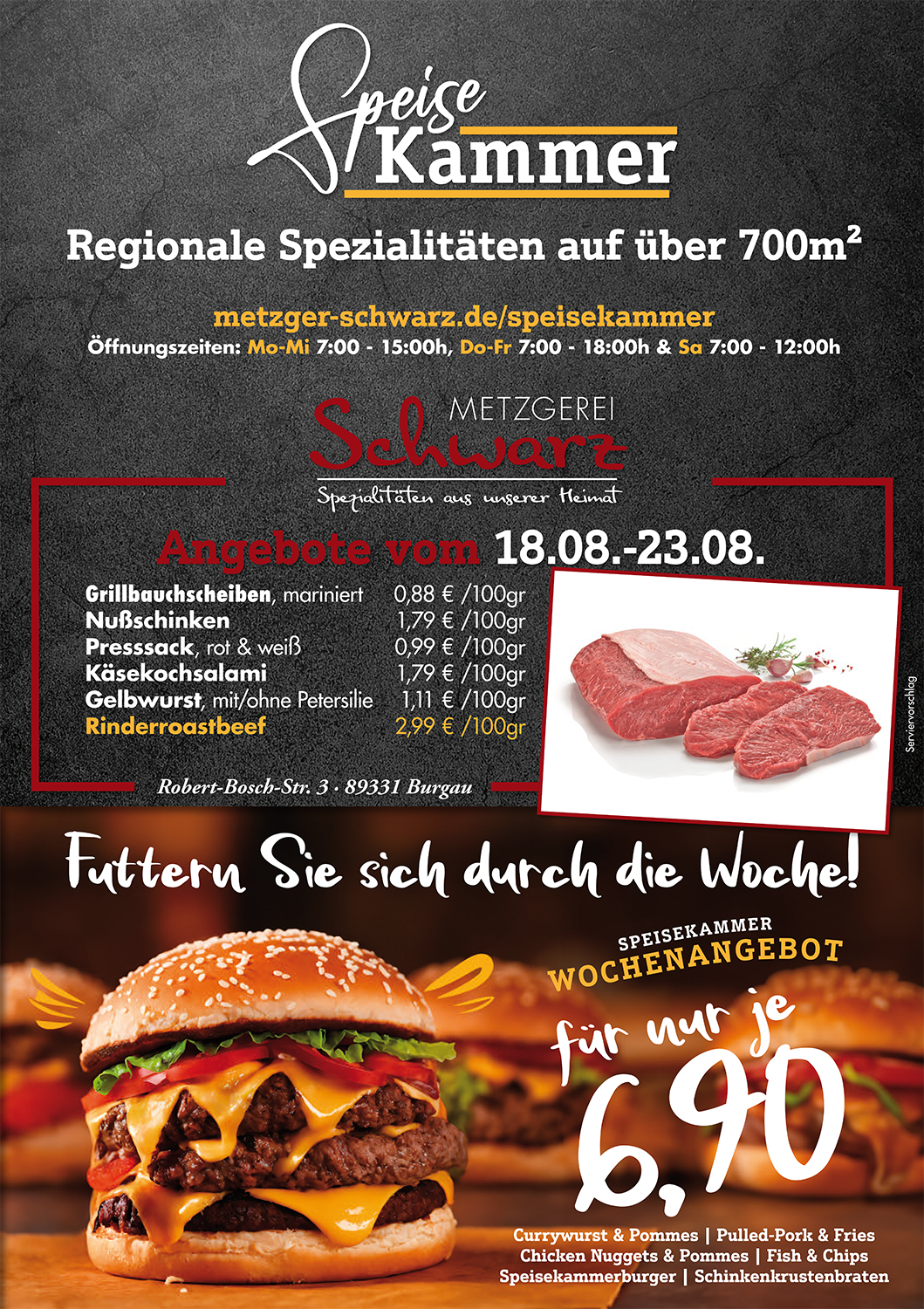 Unsere Wochenangebote für die Speisekammer vom 18.08.25 - 23.08.2025